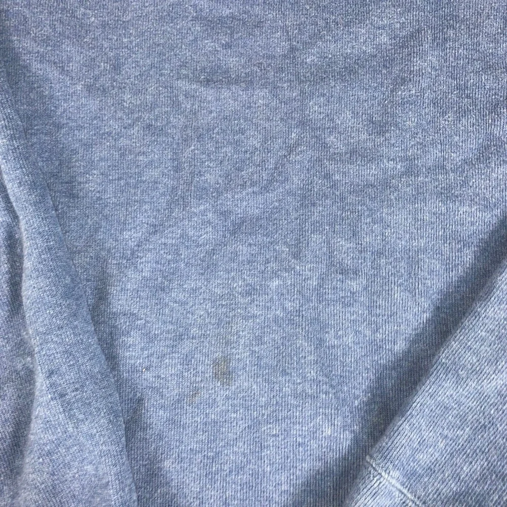 Polo Ralph Lauren Quarter Zip Sweater Mens Large Blue Cotton Pullover Pony Logo